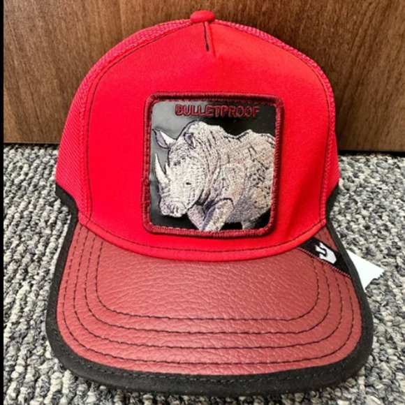 Goorin Bros Animal Farm Trucker Baseball Hat Cap Redacted